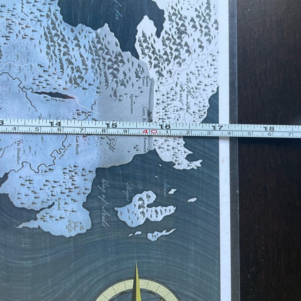 Laminated Game Of Thrones Posters (2) - Map Of Westeros and Family Vigils - Picture 7 of 9